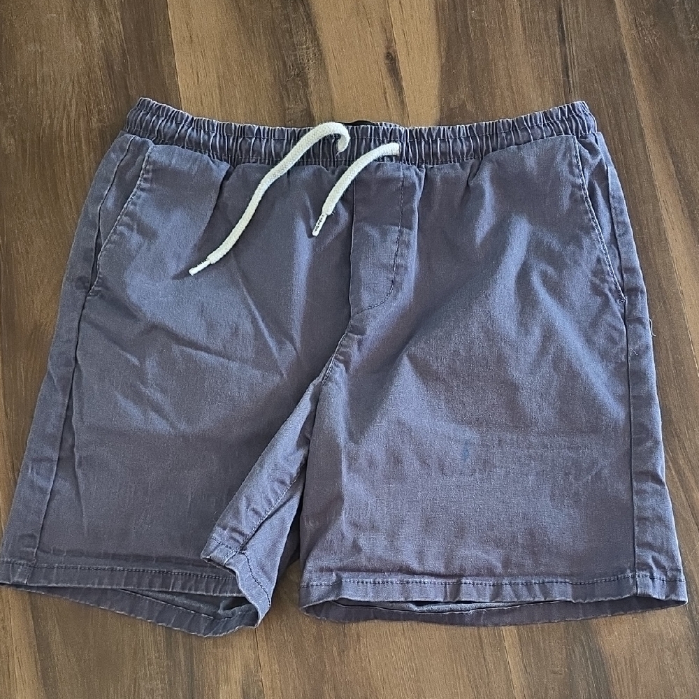 Casual Purple Shorts with Drawstring